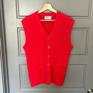Vintage Acrylic Sweater Vest
